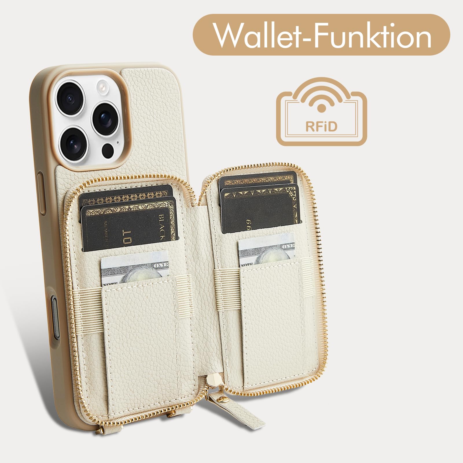 CUSTYPE　iPhone16pro CUSTYPE Für iPhone 16 Pro Max Hülle, Handyhülle für iPhone 16 Pro